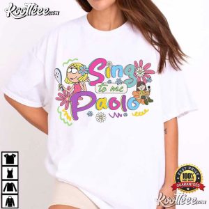 Disney Lizzie McGuire Sing To Me Paolo Floral Movie T Shirt (1)