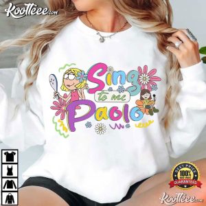 Disney Lizzie McGuire Sing To Me Paolo Floral Movie T Shirt (2)