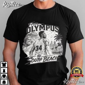 From Olympus To South Beach Greek Mythology Basketball T Shirt (1)
