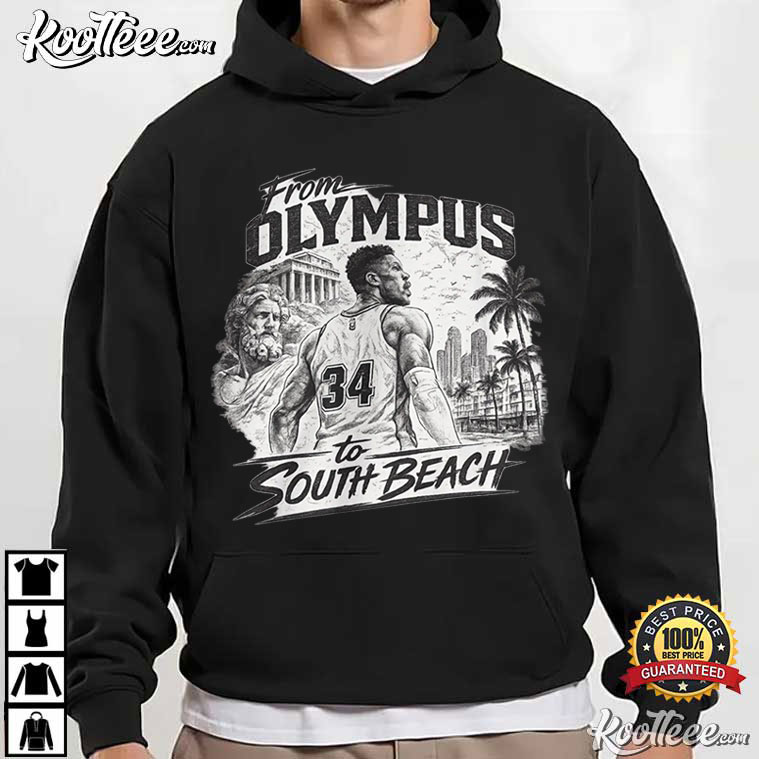 From Olympus To South Beach Greek Mythology Basketball T-Shirt From Olympus To South Beach Greek Mythology Basketball T-Shirt