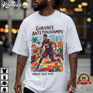 Giannis Antetokounmpo Miami Heat Trade Day Basketball T Shirt (4)