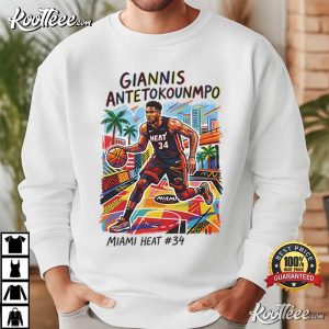 Giannis Antetokounmpo Miami Heat Trade Day Basketball T Shirt (1)