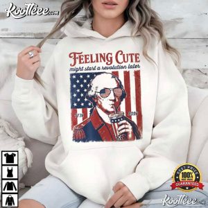 George Washington Funny 4th Of July Feeling Cute Patriotic T-Shirt George Washington Funny 4th Of July Feeling Cute Patriotic T Shirt (4)
