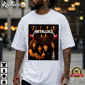 Metallica Band Photo Retro Concert Fan Merch T Shirt (2)