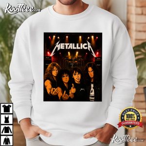 Metallica Band Photo Retro Concert Fan Merch T Shirt (3)