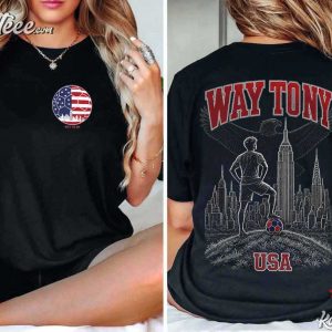Way To NY USA Soccer Fan America T Shirt (4)