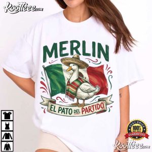 Mexico World Game Soccer Merlin The Duck T Shirt (2)