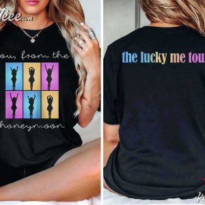 Hilary Duff The Lucky Me Tour You From The Honeymoon T Shirt (4)