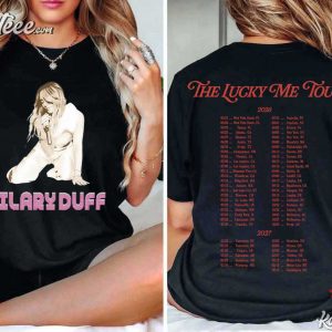 Hilary Duff The Lucky Me Tour Fan Merch T Shirt (4)