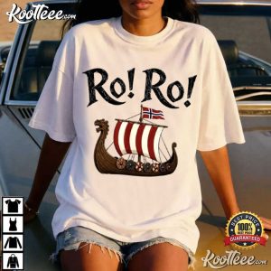 Ro Ro Norway Viking Ship Soccer Norwegian Fan T Shirt (4)