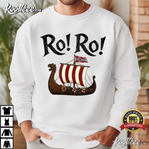 Ro Ro Norway Viking Ship Soccer Norwegian Fan T Shirt (1)