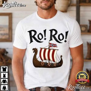 Ro Ro Norway Viking Ship Soccer Norwegian Fan T Shirt (3)