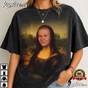 Erling Haaland Mona Lisa Funny Meme Soccer T-Shirt Erling Haaland Mona Lisa Funny Meme Soccer T Shirt (2)