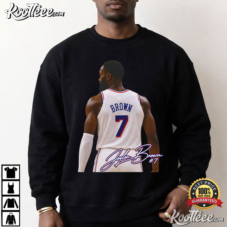 Jaylen Brown Philadelphia 76ers Graphic T-Shirt Jaylen Brown Philadelphia 76ers Graphic T-Shirt