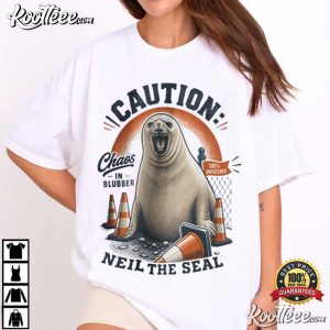 Neil The Seal Caution Funny Southern Elephant T Shirt (1)