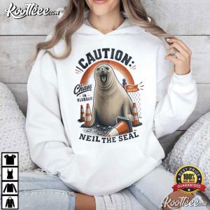 Neil The Seal Caution Funny Southern Elephant T Shirt (3)