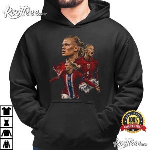 Erling Haaland Norway Football Vintage Soccer Norwegian T-Shirt Erling Haaland Norway Football Vintage Soccer Norwegian T Shirt (4)