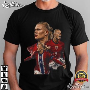 Erling Haaland Norway Football Vintage Soccer Norwegian T-Shirt Erling Haaland Norway Football Vintage Soccer Norwegian T Shirt (2)