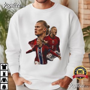 Erling Haaland Norway Football Vintage Soccer Norwegian T-Shirt Erling Haaland Norway Football Vintage Soccer Norwegian T Shirt (3)