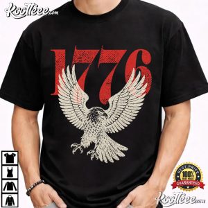 American 4th Of July Retro 1776 Bald Eagle 250th Anniversary T Shirt (4)