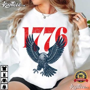 American 4th Of July Retro 1776 Bald Eagle 250th Anniversary T-Shirt American 4th Of July Retro 1776 Bald Eagle 250th Anniversary T Shirt (2)