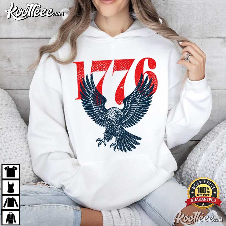 American 4th Of July Retro 1776 Bald Eagle 250th Anniversary T-Shirt American 4th Of July Retro 1776 Bald Eagle 250th Anniversary T-Shirt