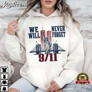 We Will Never Forget 911 American Patriot Graphic T Shirt (1)