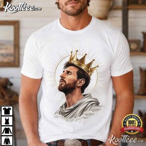 King Messi World Cup Champion Football T Shirt (1)