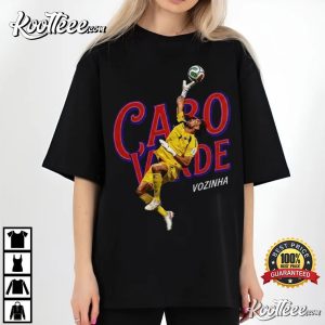 Vozinha Island Wall Cape Verde Keeper Collage Football T Shirt (4)