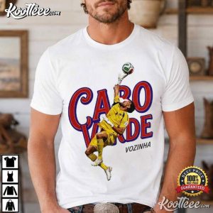 Vozinha Island Wall Cape Verde Keeper Collage Football T Shirt (1)