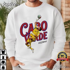 Vozinha Island Wall Cape Verde Keeper Collage Football T Shirt (3)