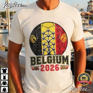 Belgium World Soccer 2026 National Team T Shirt (4)