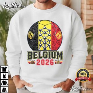 Belgium World Soccer 2026 National Team T Shirt (1)