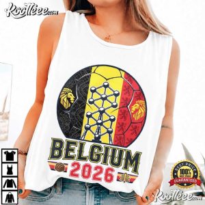 Belgium World Soccer 2026 National Team T Shirt (3)