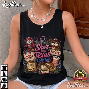 Texas Pride She's From Texas I Can Tell Western T Shirt (4)