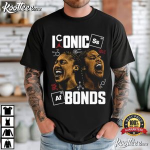 Sarah Strong And Azzi Fudd UConn Huskies Basketball Iconic Bonds T Shirt (1)