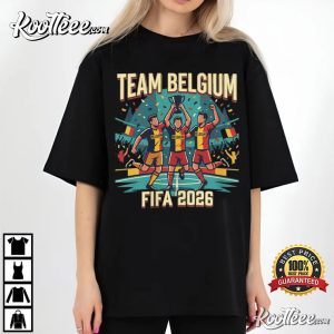 Team Belgium FIFA 2026 Soccer World Cup Fans T Shirt (4)