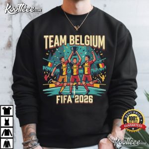 Team Belgium FIFA 2026 Soccer World Cup Fans T-Shirt Team Belgium FIFA 2026 Soccer World Cup Fans T Shirt (1)