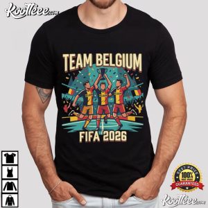 Team Belgium FIFA 2026 Soccer World Cup Fans T-Shirt Team Belgium FIFA 2026 Soccer World Cup Fans T Shirt (3)
