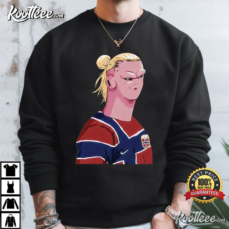 Erling Haaland Dragon Balls World Cup Soccer Funny Meme T-Shirt Erling Haaland Dragon Balls World Cup Soccer Funny Meme T-Shirt