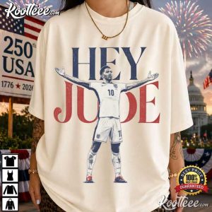 Jude Bellingham Inspired Football England Number 10 Soccer T Shirt (3)