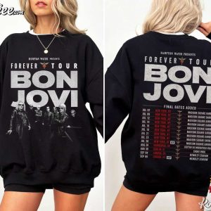 Bon Jovi Forever Tour 2026 80s Rock T Shirt (4)