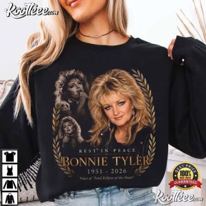 Bonnie Tyler Memorial Vintage Rock Legend 80s Music T Shirt (1)