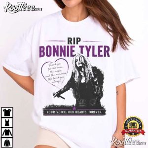 RIP Bonnie Tyler Retro Rocker Music Fan Gift T Shirt (1)
