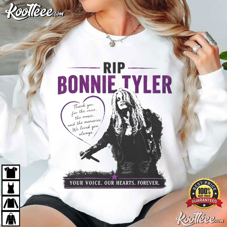 RIP Bonnie Tyler Retro Rocker Music Fan Gift T-Shirt RIP Bonnie Tyler Retro Rocker Music Fan Gift T-Shirt