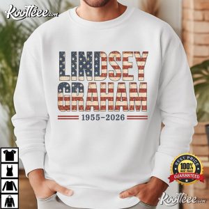 Lindsey Graham Memorial American Flag Patriotic Tribute T-Shirt Lindsey Graham Memorial American Flag Patriotic Tribute T Shirt (1)