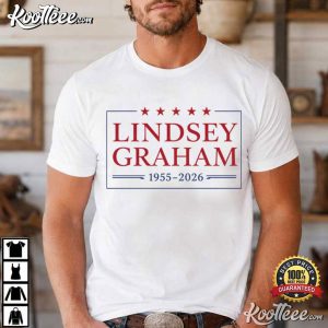 Lindsey Graham Memorial 1955 2026 Tribute Patriotic Political T Shirt (4)