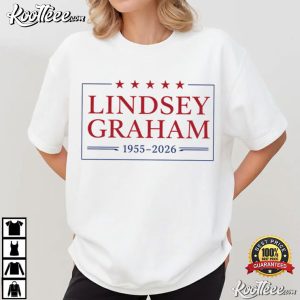 Lindsey Graham Memorial 1955-2026 Tribute Patriotic Political T-Shirt Lindsey Graham Memorial 1955 2026 Tribute Patriotic Political T Shirt (1)