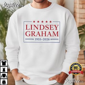 Lindsey Graham Memorial 1955-2026 Tribute Patriotic Political T-Shirt Lindsey Graham Memorial 1955 2026 Tribute Patriotic Political T Shirt (2)