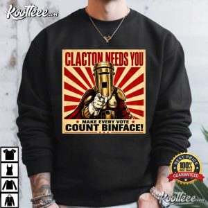 Count Binface Vote Binface Clacton Political Humour T-Shirt Count Binface Vote Binface Clacton Political Humour T Shirt (4)